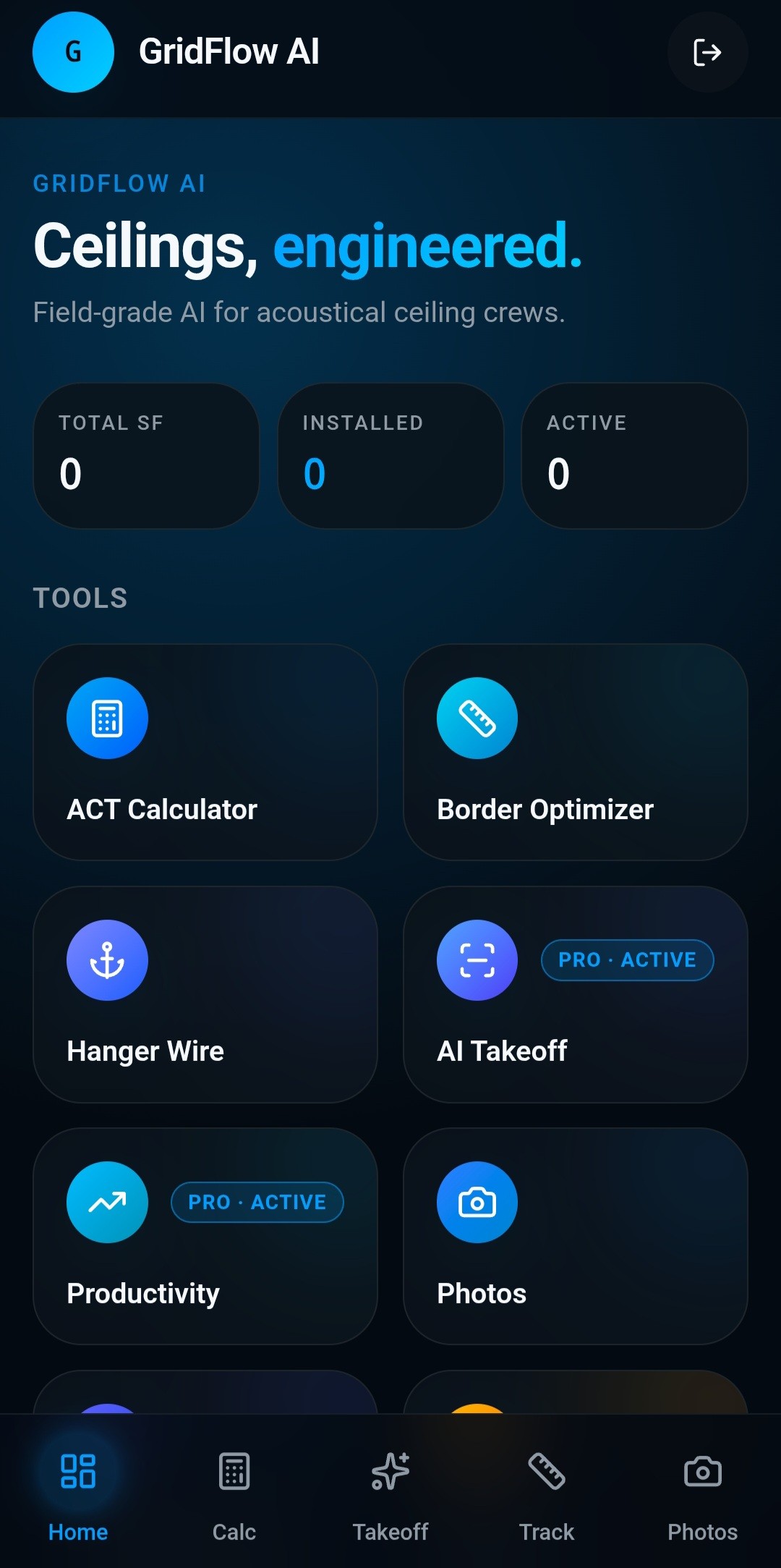 GridFlow AI dashboard